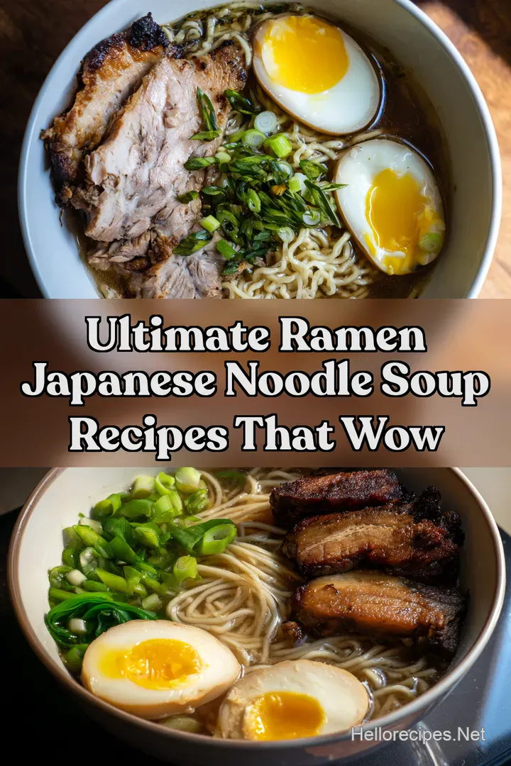 Ultimate Ramen Japanese Noodle Soup Recipes That Wow : PIN FOR LATER Ultimate Ramen Japanese Noodle Soup Recipes That Wow