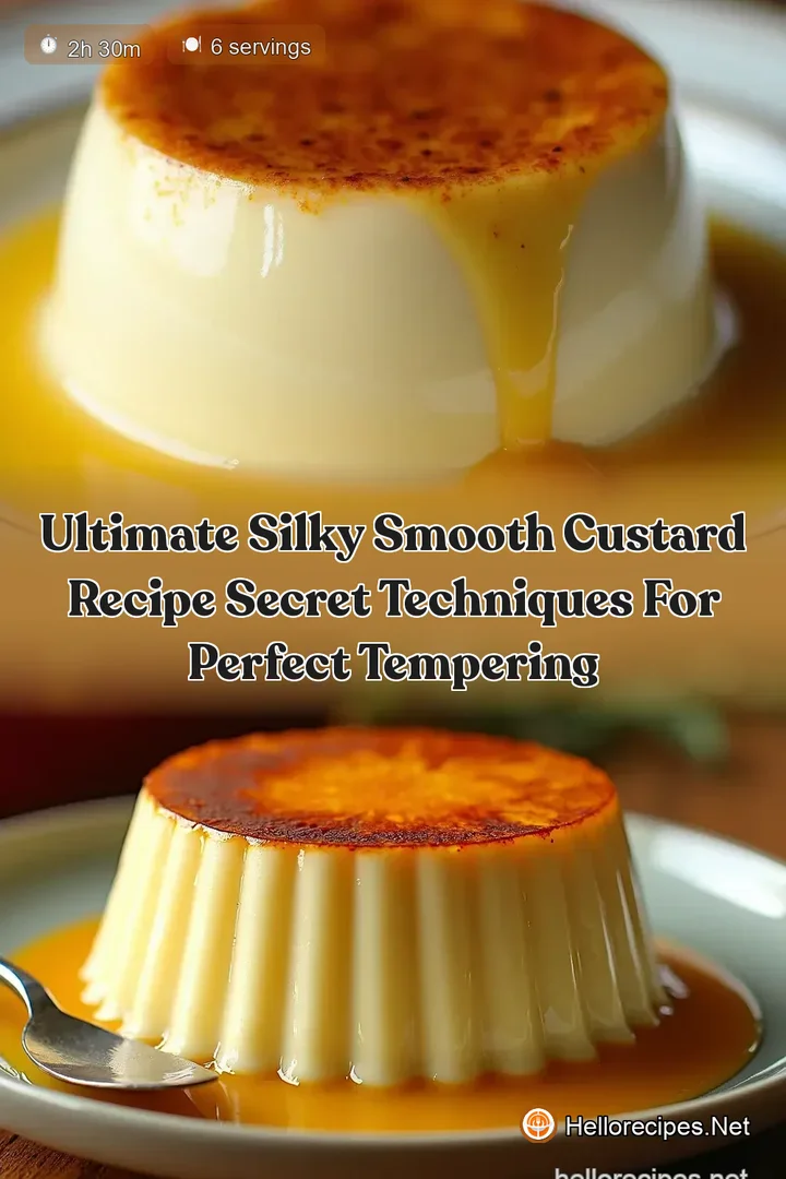 Ultimate Silky Smooth Custard Recipe Secret Techniques for Perfect Tempering