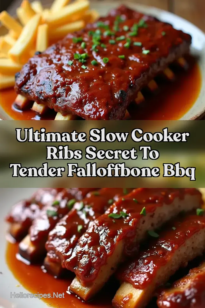 Ultimate Slow Cooker Ribs Secret To Tender FallOffBone BBQ
