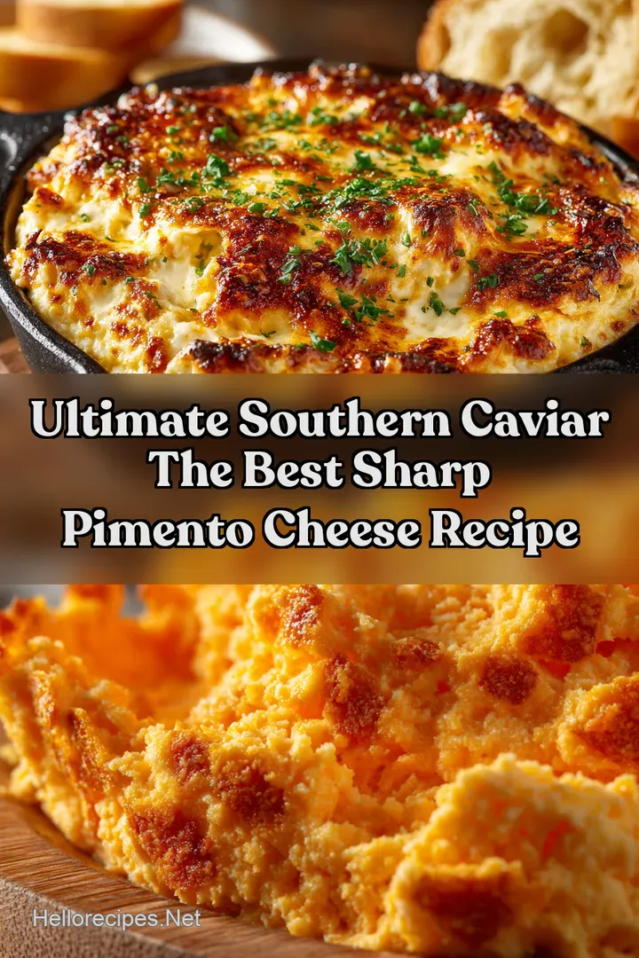 Ultimate Southern Caviar The Best Sharp Pimento Cheese Recipe