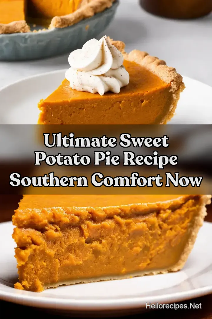 Ultimate Sweet Potato Pie Recipe Southern Comfort Now
