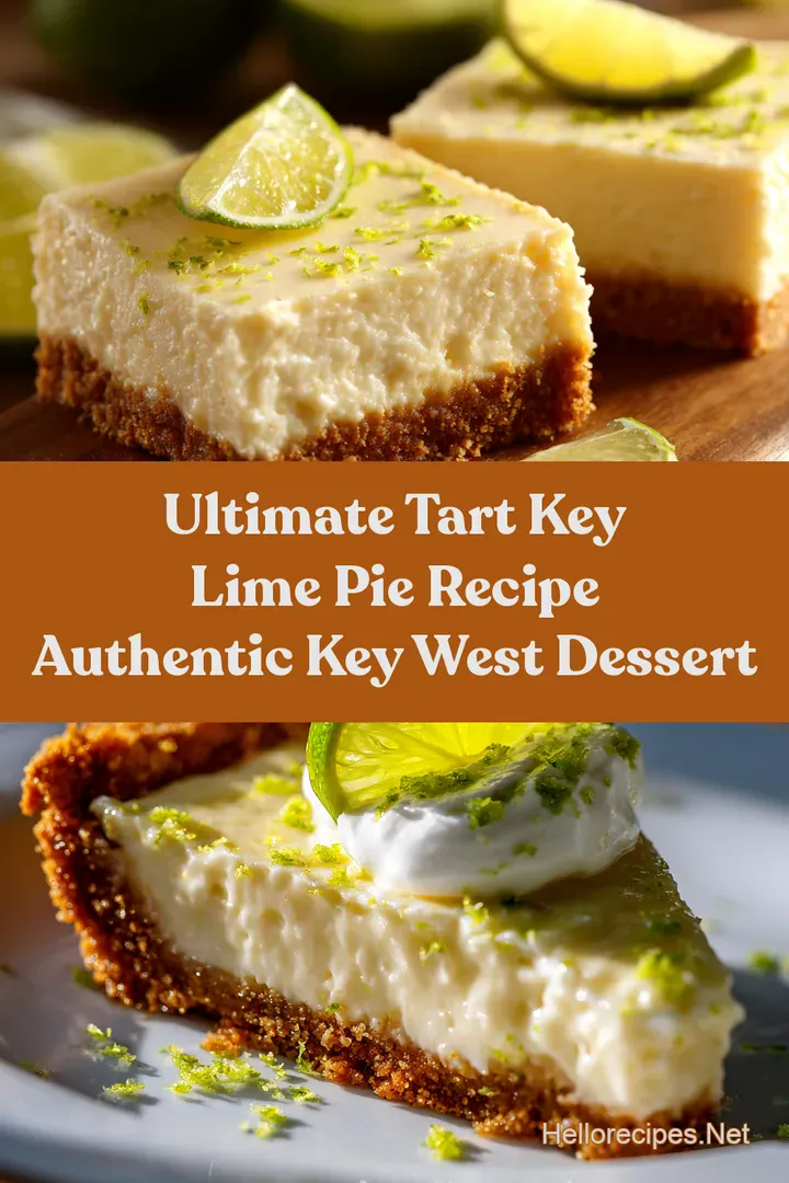 Ultimate Tart Key Lime Pie Recipe Authentic Key West Dessert