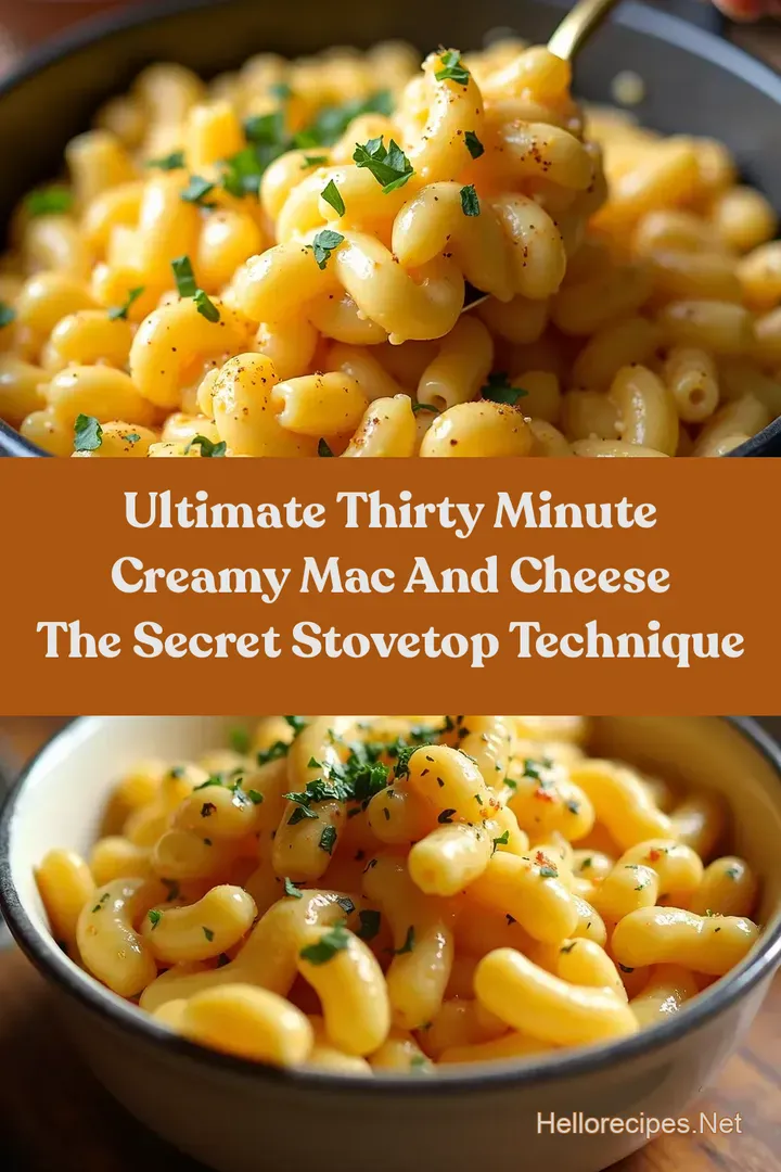 Ultimate Thirty Minute Creamy Mac And Cheese The Secret Stovetop Technique