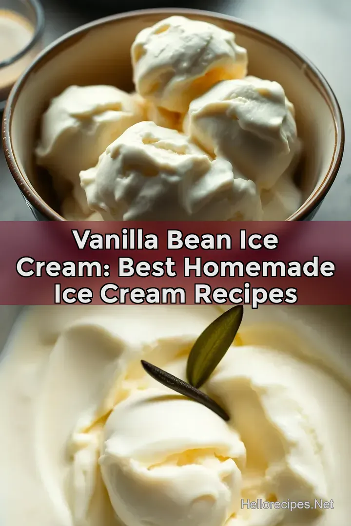 Vanilla Bean Ice Cream: Best Homemade Ice Cream Recipes