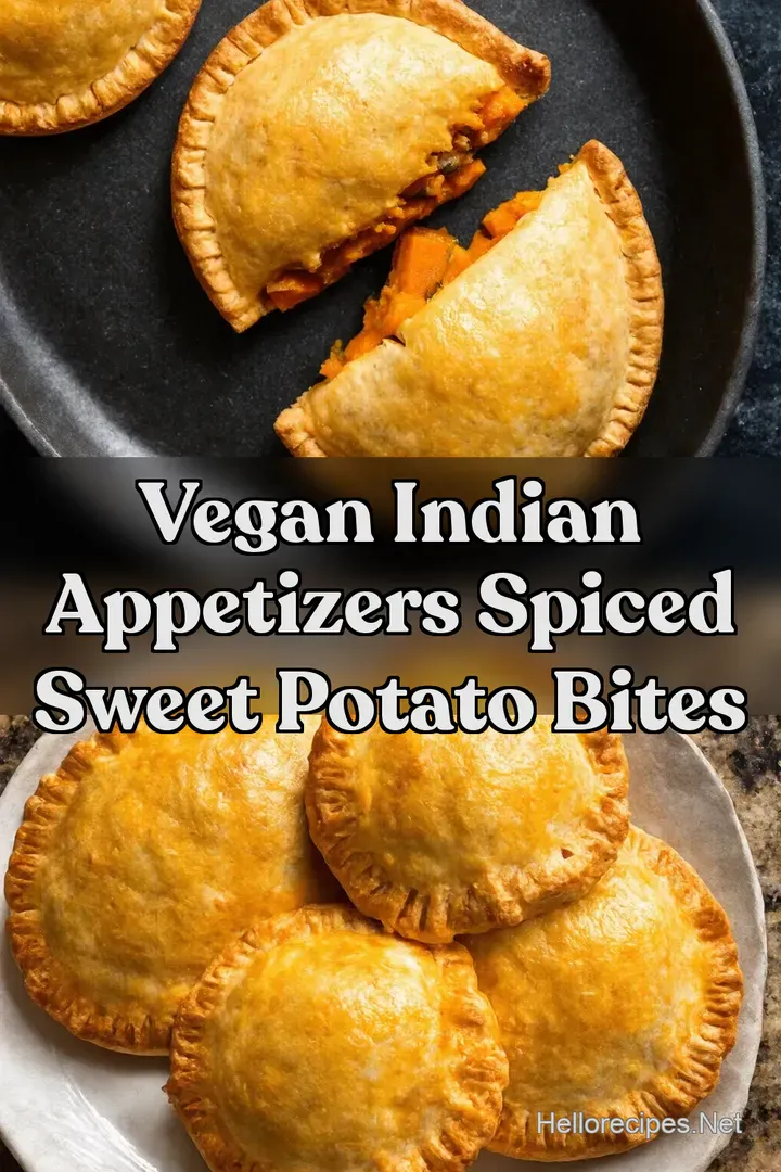 Vegan Indian Appetizers Spiced Sweet Potato Bites