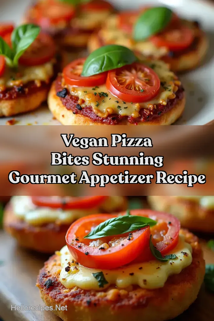 Vegan Pizza Bites Stunning Gourmet Appetizer Recipe