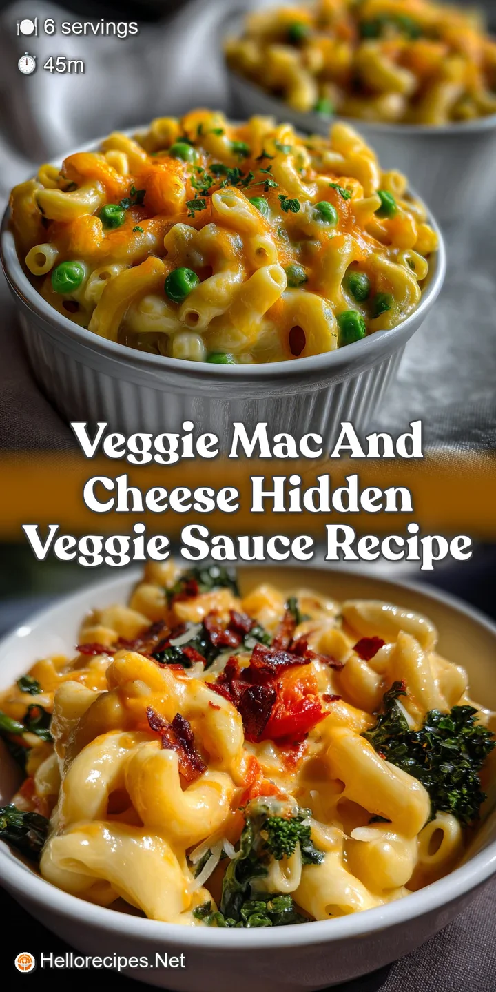 Veggie Mac and Cheese Hidden Veggie Sauce Recipe