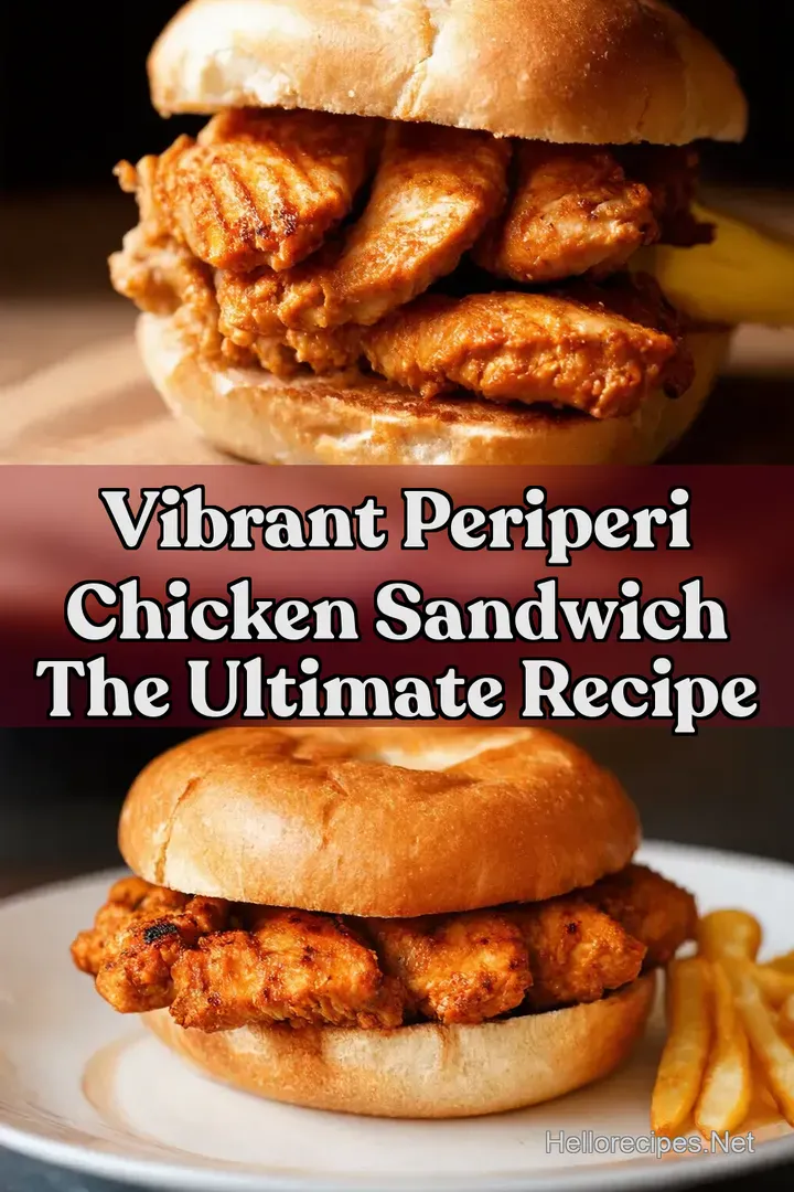 Vibrant PeriPeri Chicken Sandwich The Ultimate Recipe
