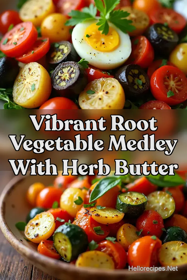 Vibrant Root Vegetable Medley with Herb Butter