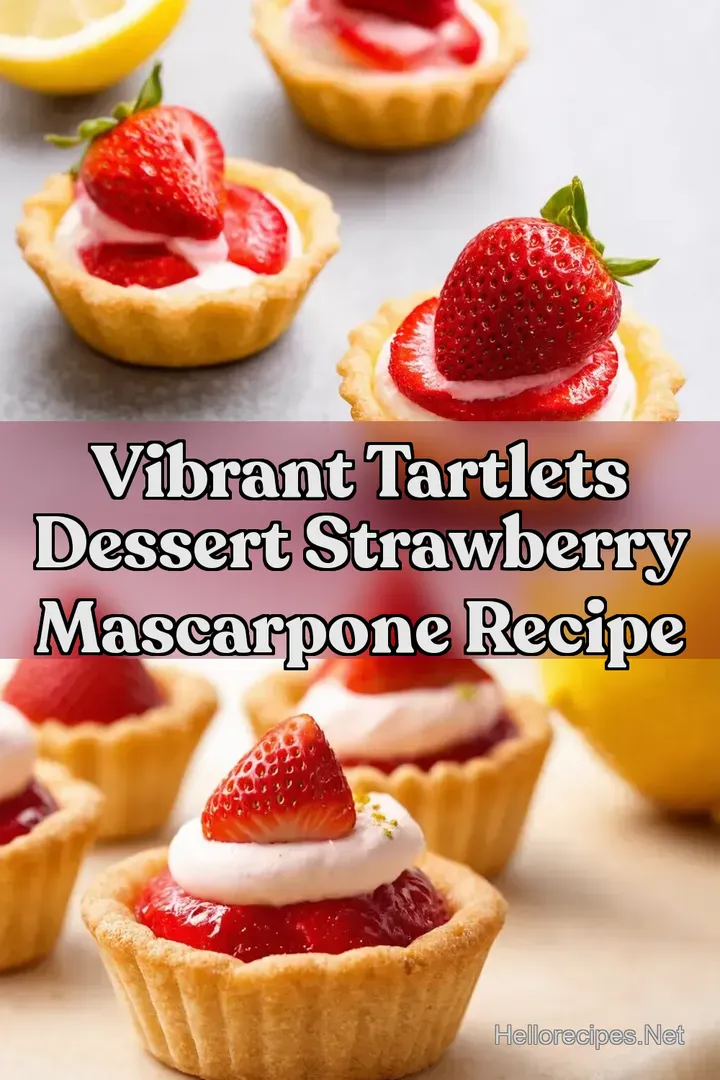 Vibrant Tartlets Dessert Strawberry Mascarpone Recipe