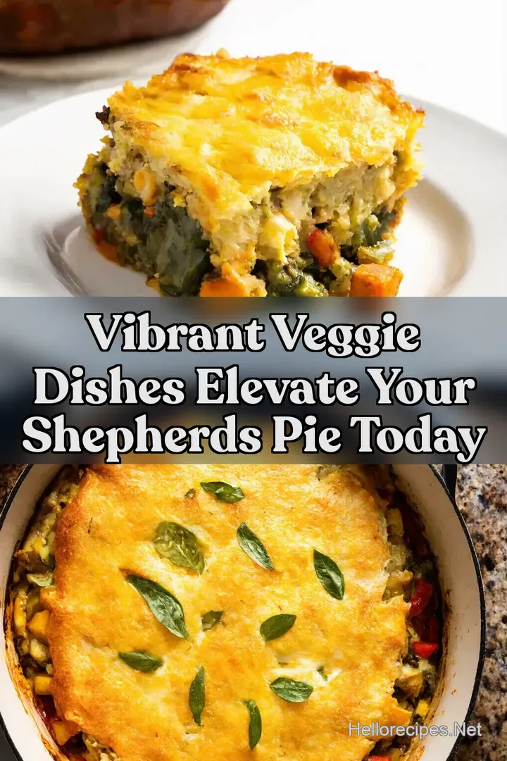 Vibrant Veggie Dishes Elevate Your Shepherds Pie Today