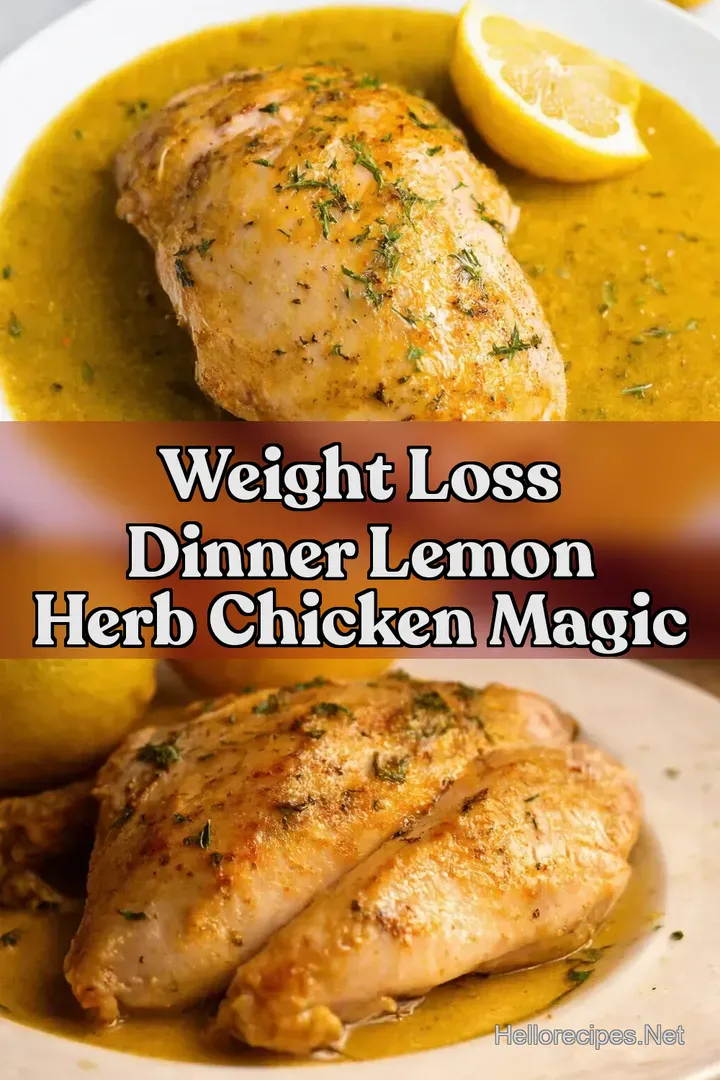 Weight Loss Dinner Lemon Herb Chicken Magic : PIN FOR LATER Weight Loss Dinner Lemon Herb Chicken Magic