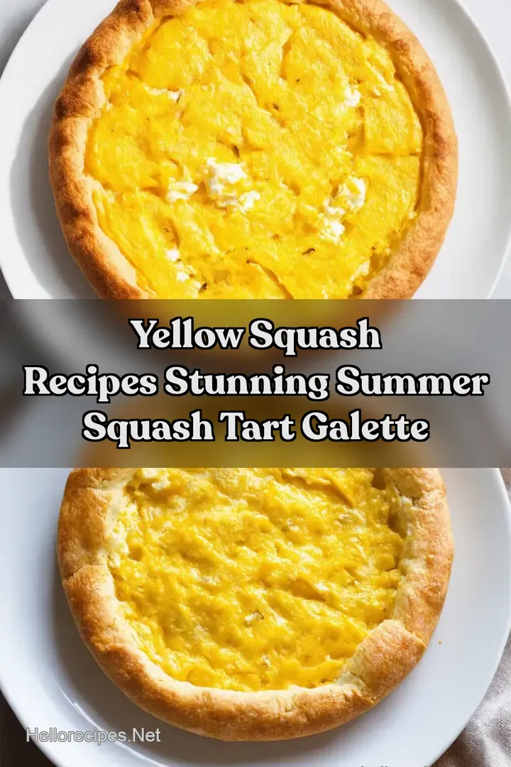 Yellow Squash Recipes Stunning Summer Squash Tart Galette