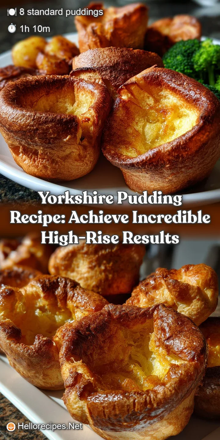 Yorkshire Pudding Recipe: Achieve Incredible High-Rise Results