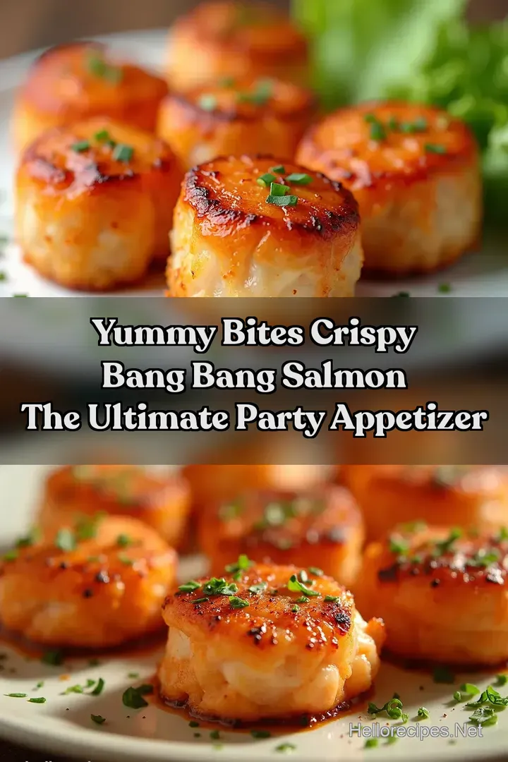 Yummy Bites CRISPY BANG BANG SALMON The Ultimate Party Appetizer