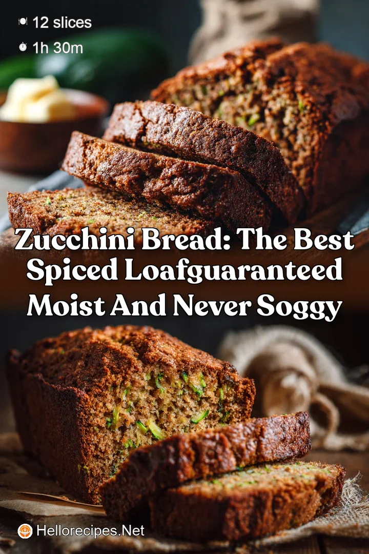 Zucchini Bread: The Best Spiced LoafGuaranteed Moist and Never Soggy