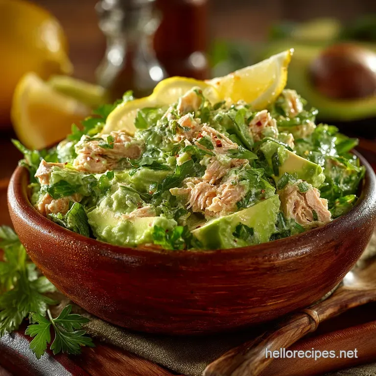 The NotSoGuilty Green Goddess Tuna Salad MayoFree Ready in a Jiffy