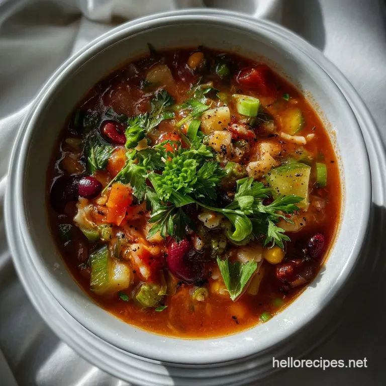 The Ultimate 1Pot Minestrone Soup Vegan GF Optional