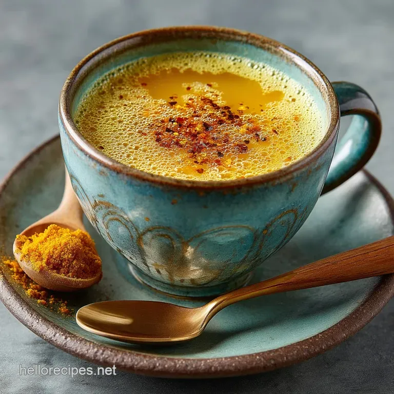 The Chefs Golden Elixir Nourishing Turmeric and Ginger Bone Broth Tonic presentation