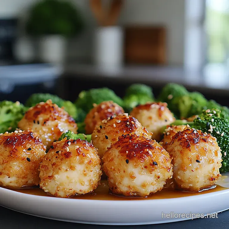 20Minute Honey Garlic Chicken Bites with Speedy Sesame Broccoli
