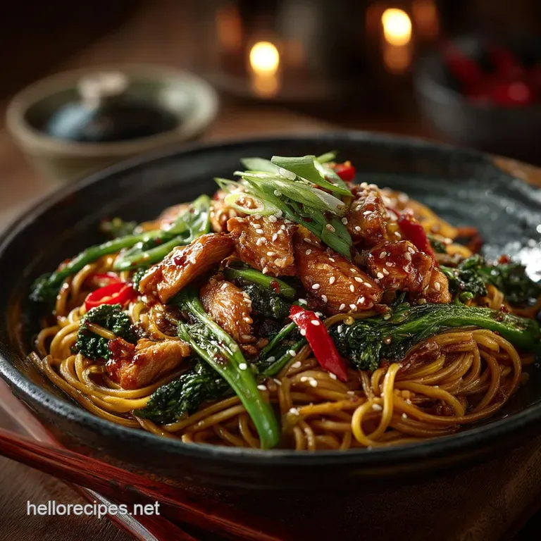 Wok Masters 30Minute GingerSesame Chicken Noodles An Umami Powerhouse