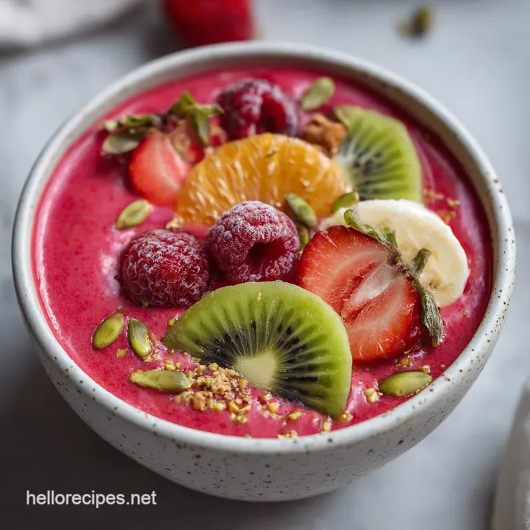 5Minute Fruit Smoothie Bowl Recipe