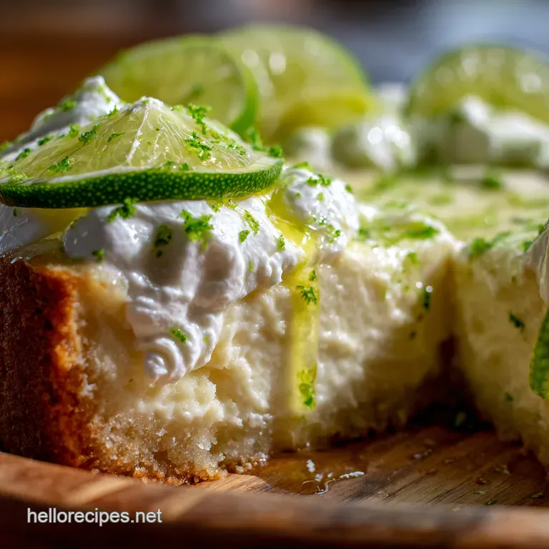 A Taste of Sunshine My Signature Tangy Key Lime Pie presentation