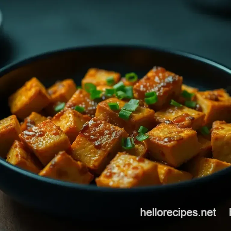 Easy & Crispy Air Fryer Tofu Recipe: My Golden Crunchy Delight