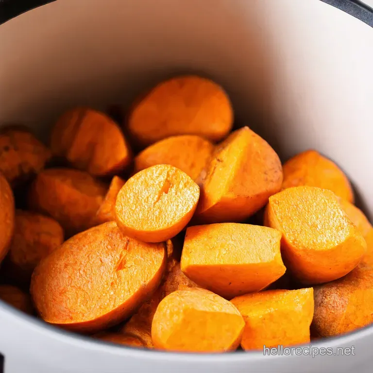 Air Fryer Sweet Potato Magic Perfectly Roasted in Minutes presentation