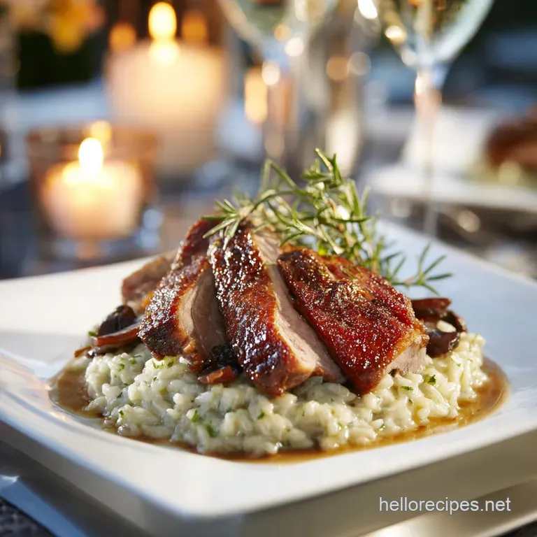 Al Fresco Fall Candlelight Dinner: the Autumn Dusk Duck Supper presentation