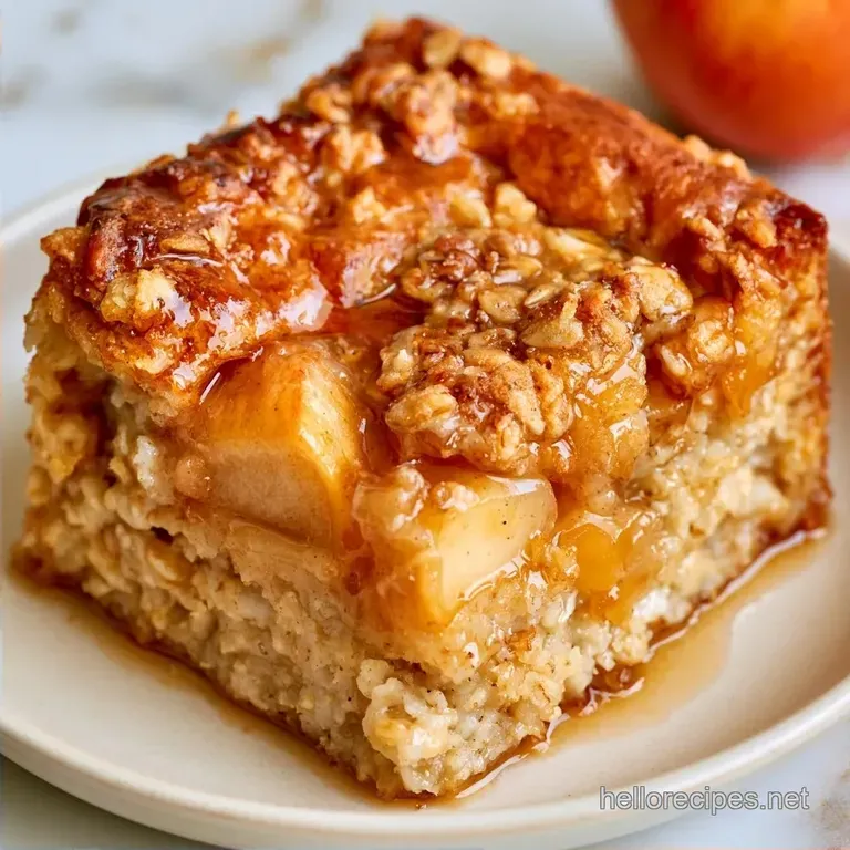 Apple Cinnamon Baked Oatmeal in 45 Minutes