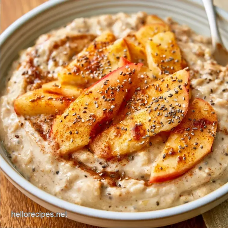 Apple Cinnamon Oats with Greek Yogurt