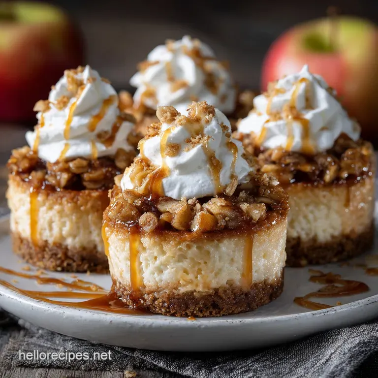 Apple Crisp Mini Cheesecakes: The Autumn Classic You Need to Bake