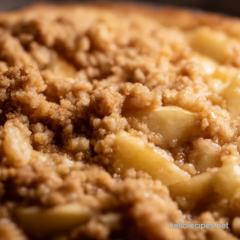 Apple Crumble Comfort Pie