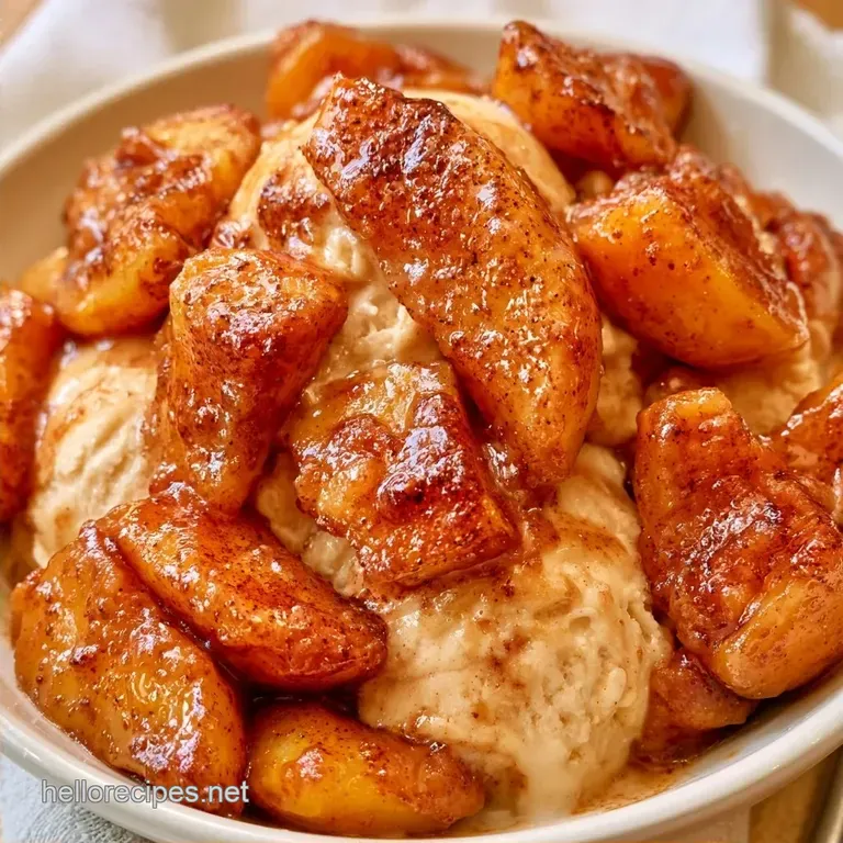 Apple Pie Ice Cream with Granny Smith Apples