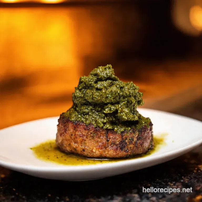 Argentinian Fire How to Make Authentic Chimichurri Sauce presentation