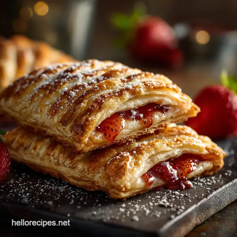 Gluten Free Pop Tarts: Artisan Strawberry Pastry Recipe