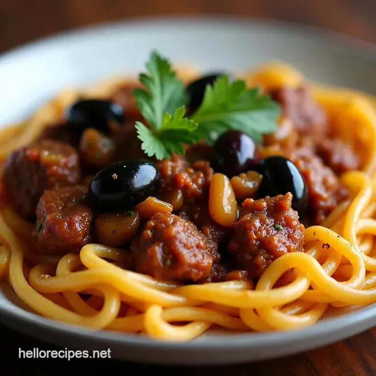 OnePan Cuban Comfort Authentic Beef Picadillo with Olives Raisins