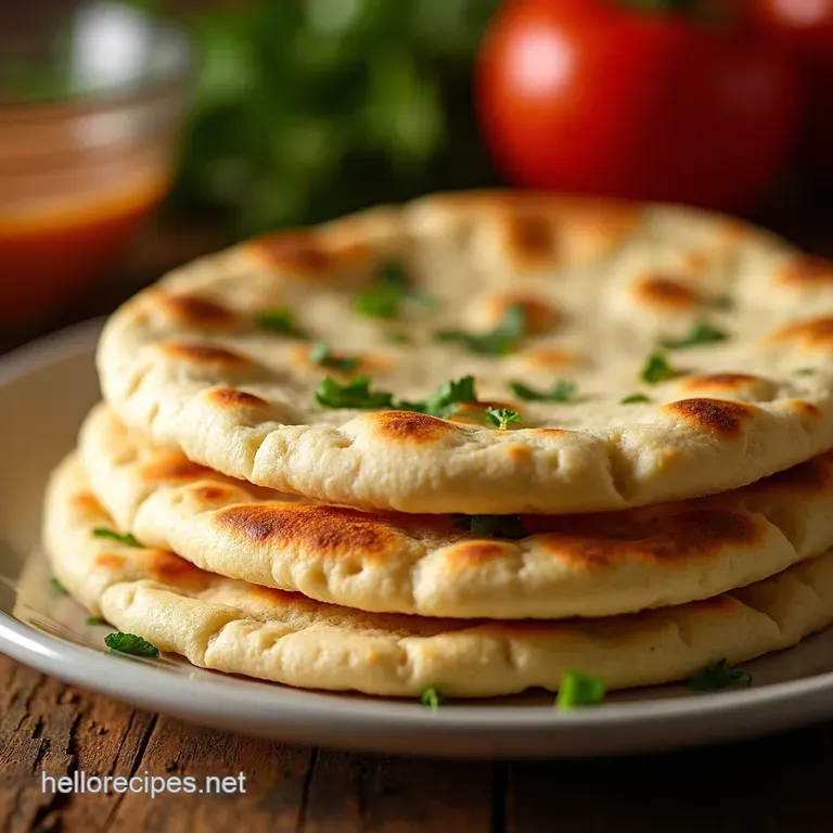 Authentic Greek Pita the Easy Way presentation