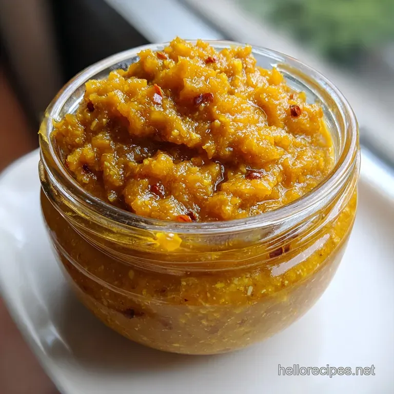 Homemade Yellow Curry Paste: Authentic Thai Recipe presentation