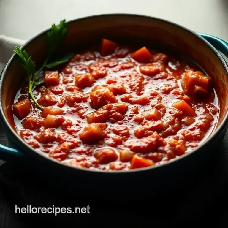 Authentic Ranchero Sauce: a Taste of the Southwest presentation