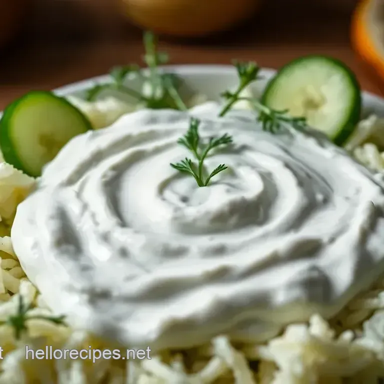 Authentic Tzatziki: A Creamy Refreshing Greek Delight