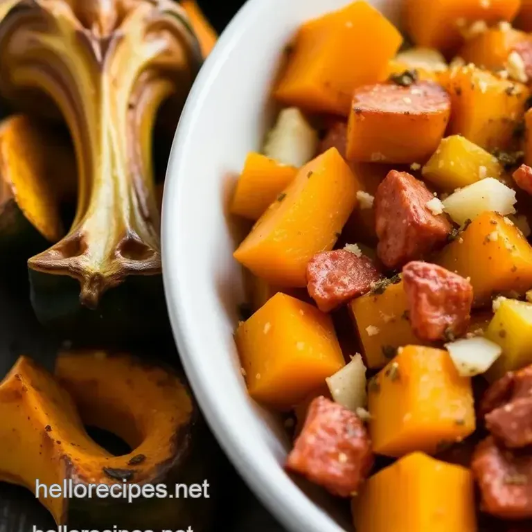 Autumn Bounty: Perfectly Roasted Squash Medley presentation