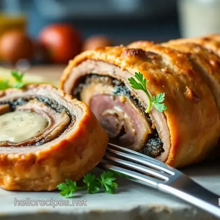 Classic Beef Wellington with Mushroom Duxelles