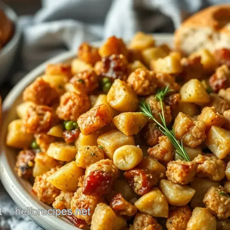 How to Bake Classic Stuffing with Day-Old Bread: A Comforting Triumph