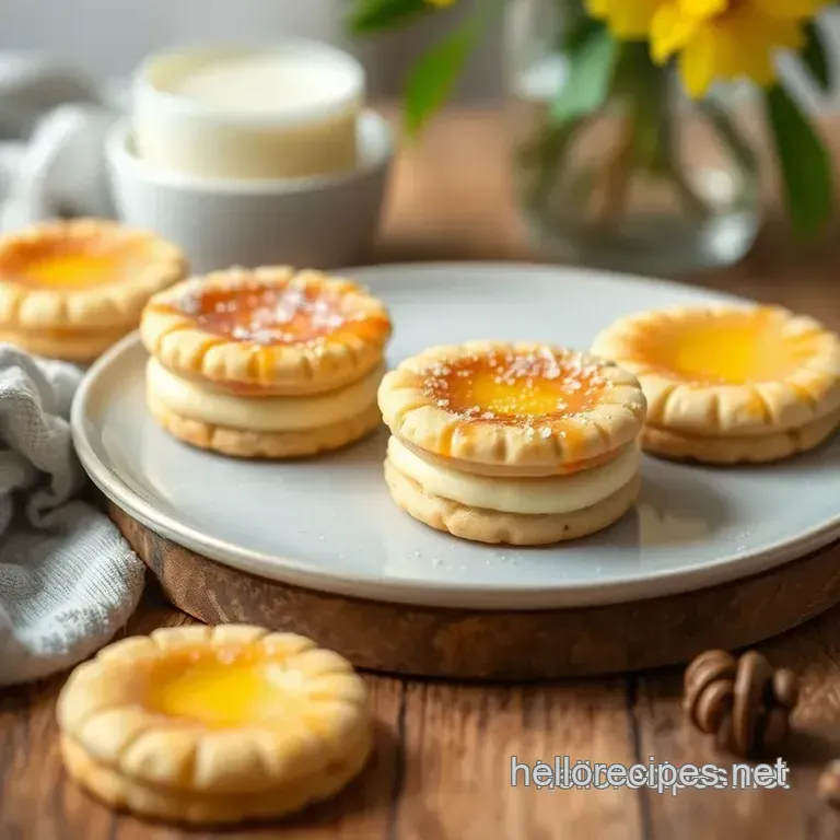 Bake Cr&egrave;me Br&ucirc;l&eacute;e Cookies presentation