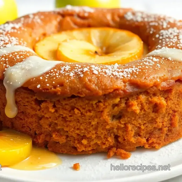 Moist and Buttery Fresh Apple Cake