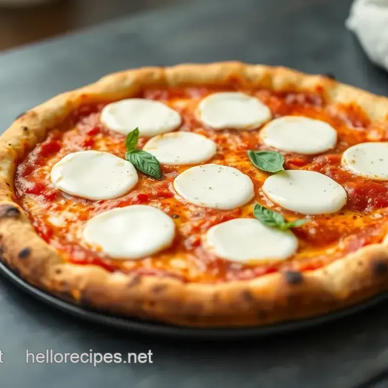 Joyful Homemade Fresh Mozzarella Pizza