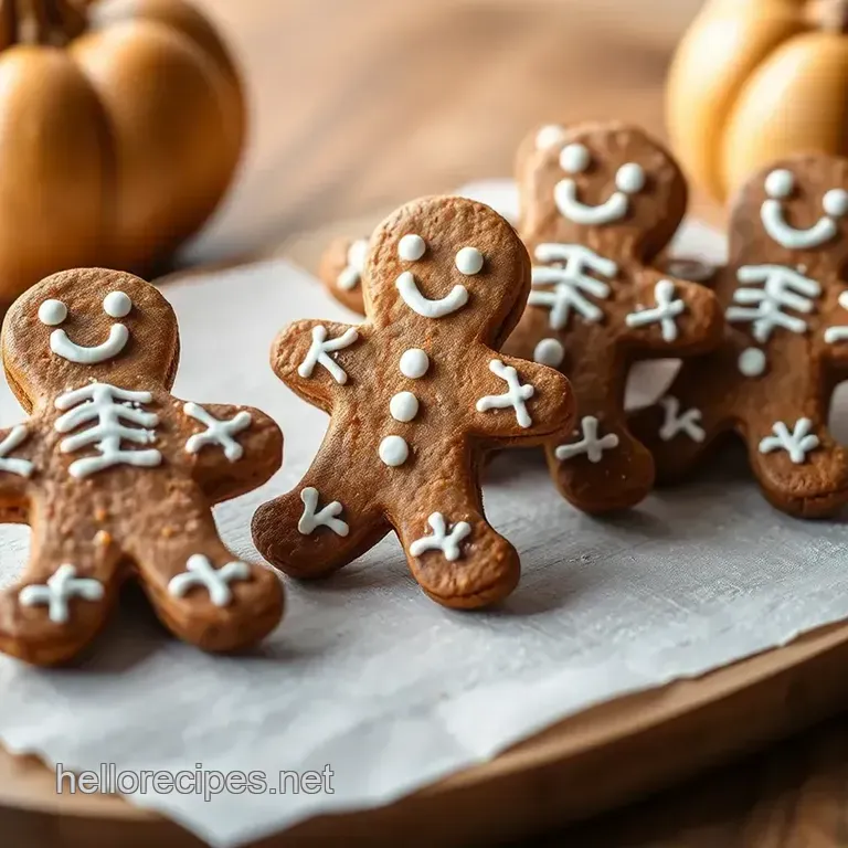 Bake Gingerbread Men with Spooky Skeletons presentation