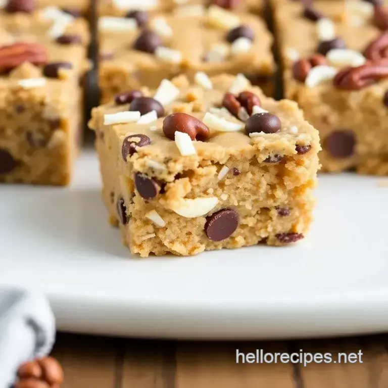 Bake Hello Dolly Cookies | Sweet Dessert Bars presentation